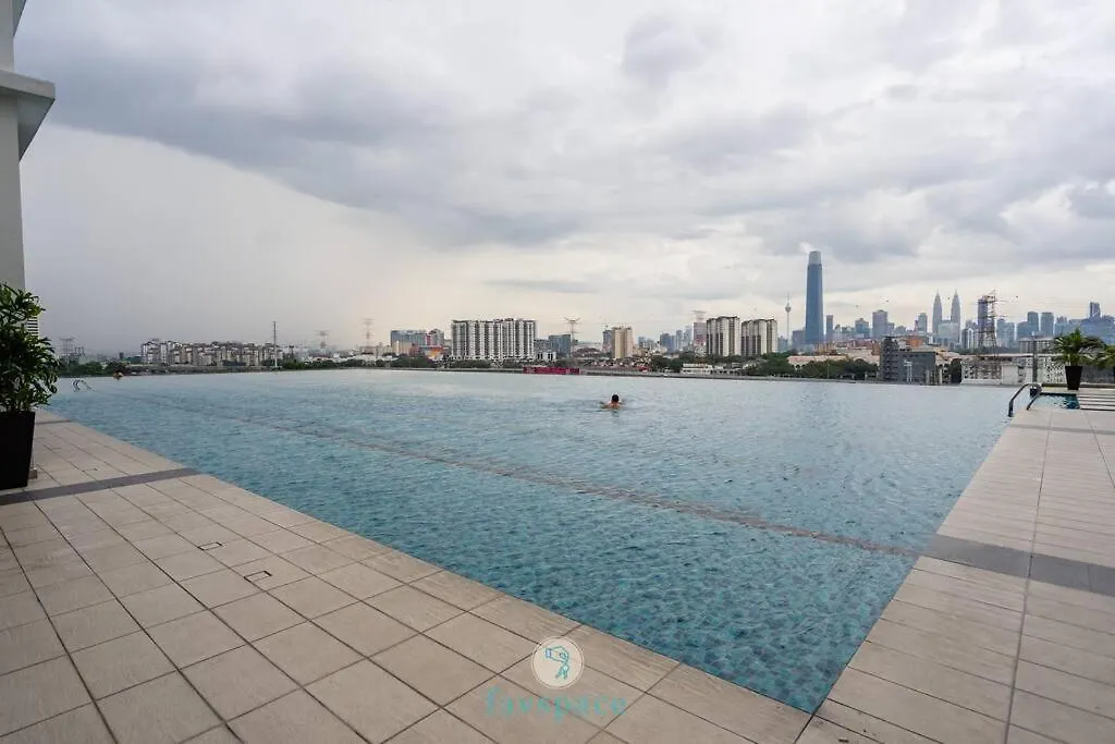 Apartmán Lovely 4-Bedroom Condo With Pool For 6 Pax - Cheras Kuala Lumpur Malajsie